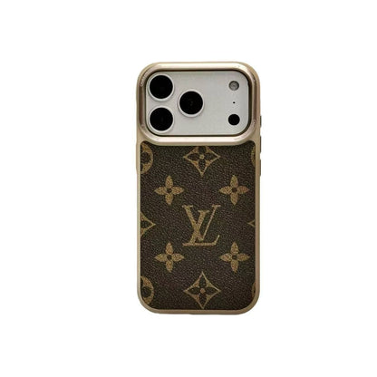 HypedEffects louis vuitton Iconic Monogram and Damier Case Luxury Edition for iPhone 14 to 17 Pro Max