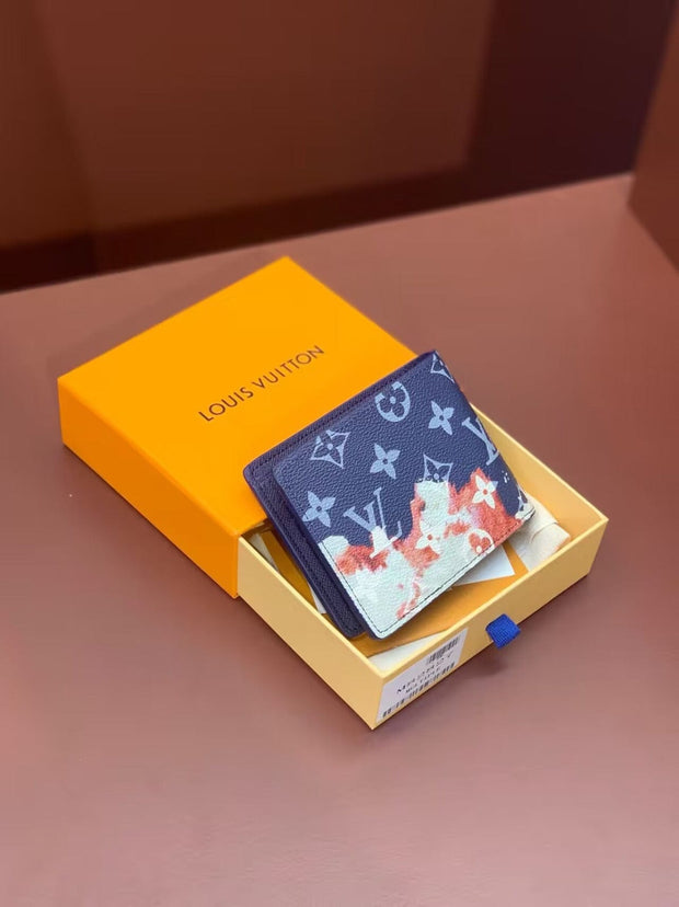 HypedEffects Louis Vuitton Ink Blue Monogram Wallet