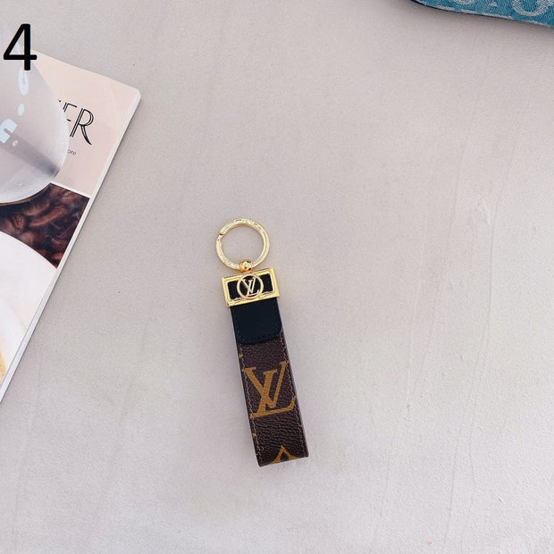HypedEffects Louis Vuitton Keychain With Golden Keyring