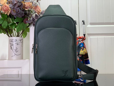 HypedEffects Louis Vuitton Leather Crossbody Bag For Men