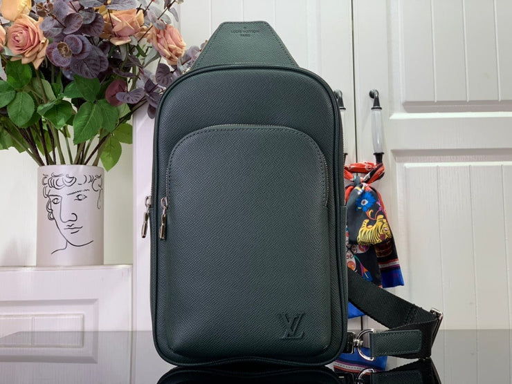HypedEffects Louis Vuitton Leather Crossbody Bag For Men