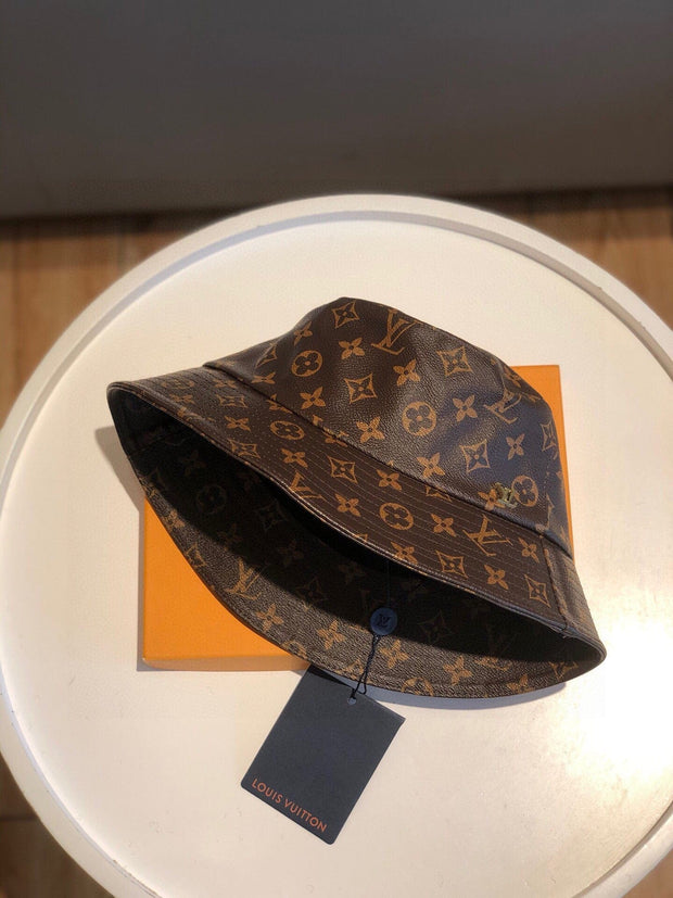 HypedEffects Louis Vuitton Leather Monogram Bucket Hat - Classic Edition