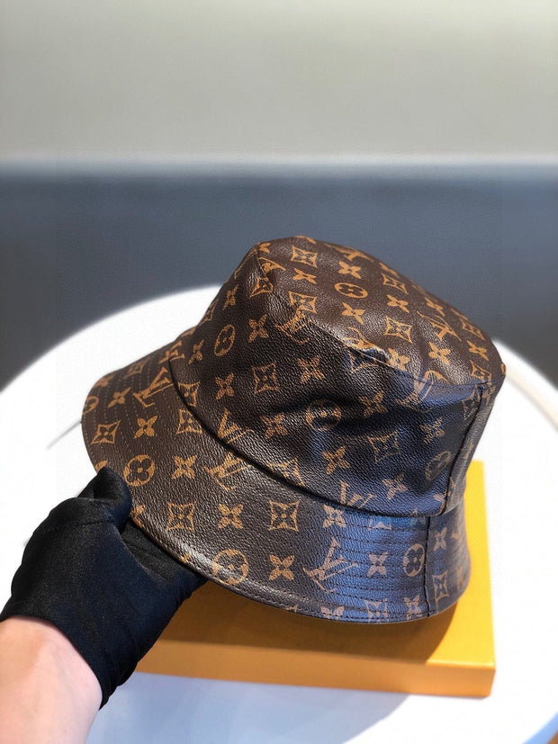 HypedEffects Louis Vuitton Leather Monogram Bucket Hat - Classic Edition
