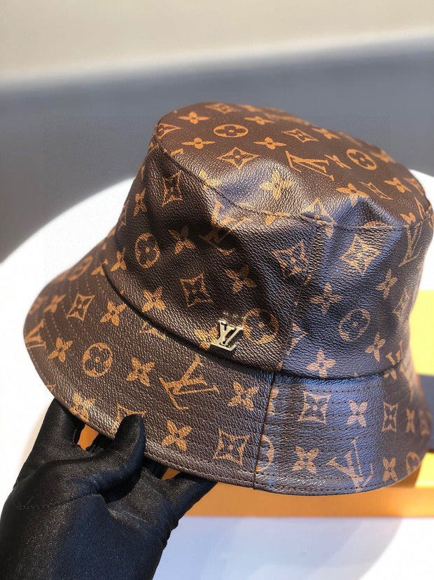 HypedEffects Louis Vuitton Leather Monogram Bucket Hat - Classic Edition