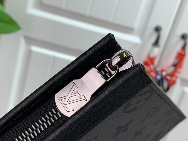 HypedEffects Louis Vuitton Monogram Eclipse Pochette Voyage MM Wallet