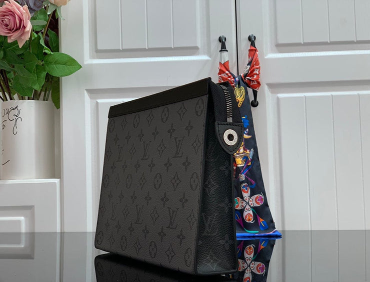 HypedEffects Louis Vuitton Monogram Eclipse Pochette Voyage MM Wallet