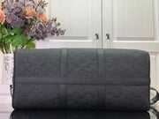 HypedEffects Louis Vuitton Monogram Keepall Bandouliere 50 Bag in Black Leather