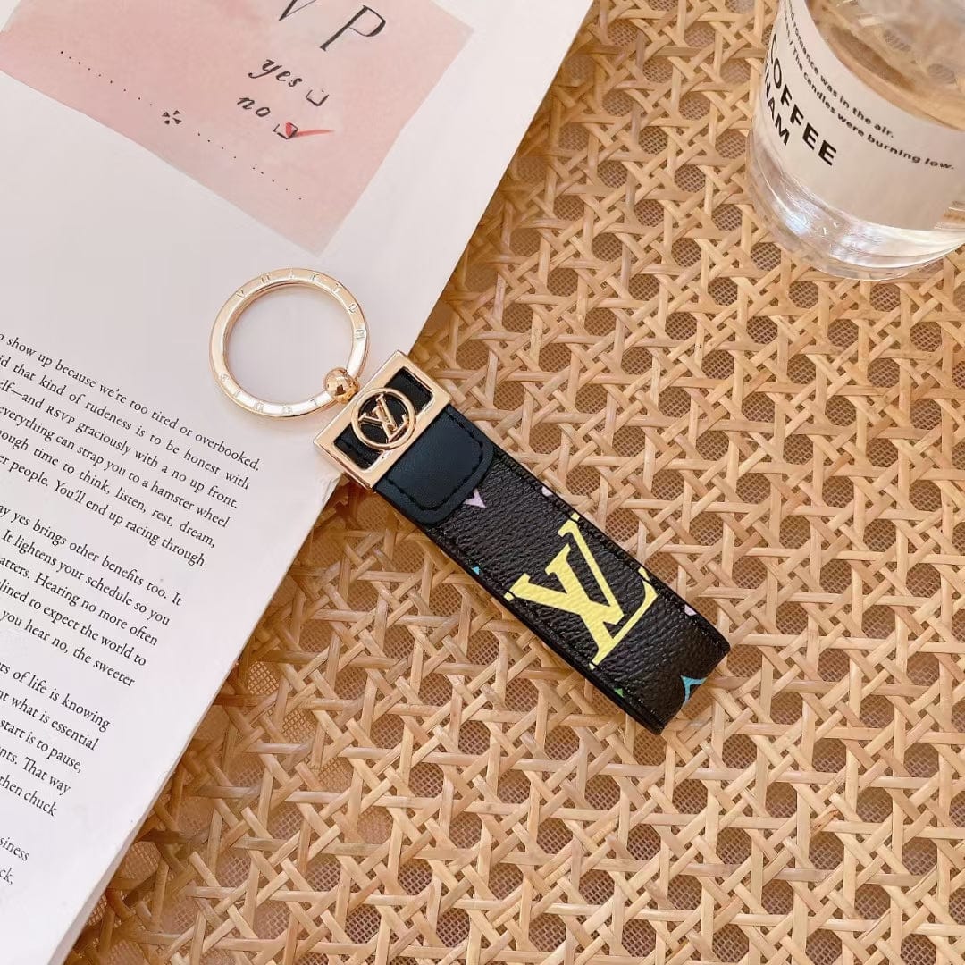 HypedEffects louis vuitton Monogram Key Holders with Gold Ring | louis vuitton Keychain