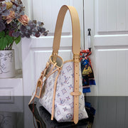 HypedEffects Louis Vuitton Monogram Multicolore White Canvas Leather Handbag