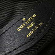 HypedEffects Louis Vuitton Monogram Shoulder Bag with Gold-Tone Hardware (Black Edges)