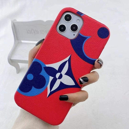 HypedEffects louis vuitton New Colorful Leather iPhone 17 Cases