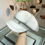 HypedEffects Louis Vuitton Newsboy Hat - Black & White