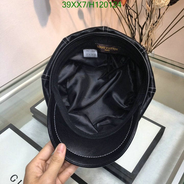 HypedEffects Louis Vuitton Newsboy Hat - Black & White