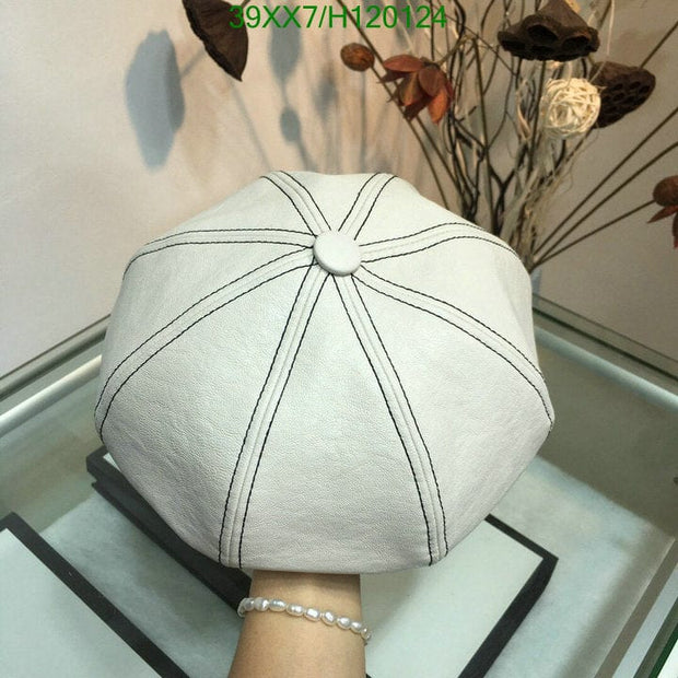 HypedEffects Louis Vuitton Newsboy Hat - Black & White