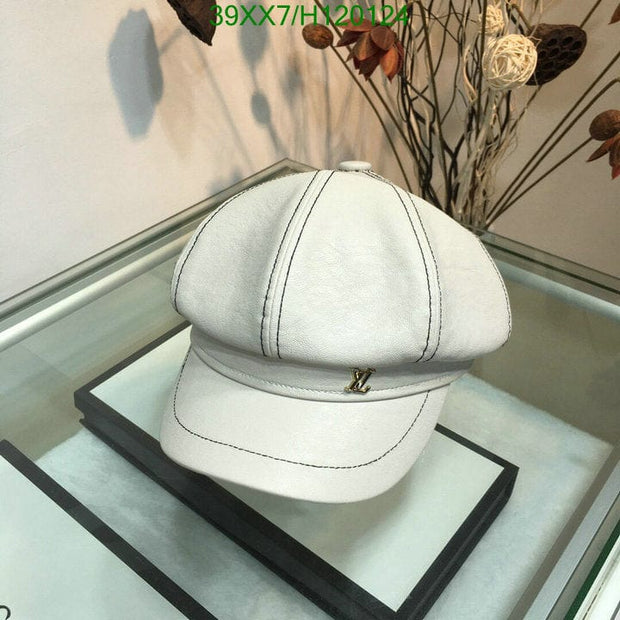 HypedEffects Louis Vuitton Newsboy Hat - Black & White