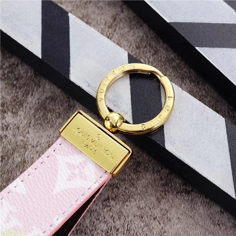 HypedEffects louis vuitton Pastel Monogram Key Holders with Gold Accents | louis vuitton Keychain