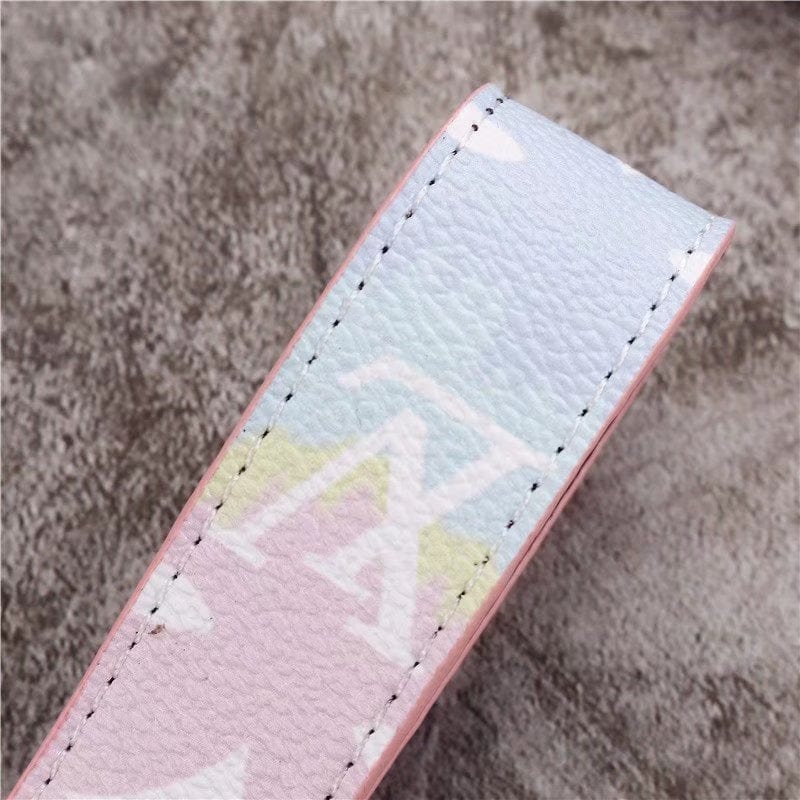 HypedEffects louis vuitton Pastel Monogram Key Holders with Gold Accents | louis vuitton Keychain