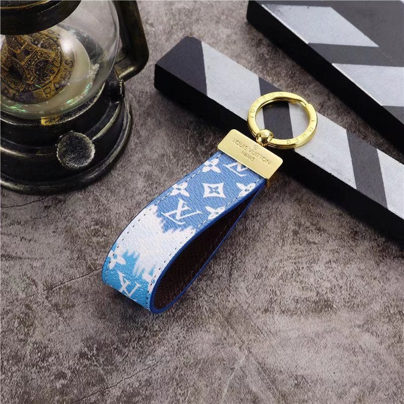 HypedEffects louis vuitton Pastel Monogram Key Holders with Gold Accents | louis vuitton Keychain