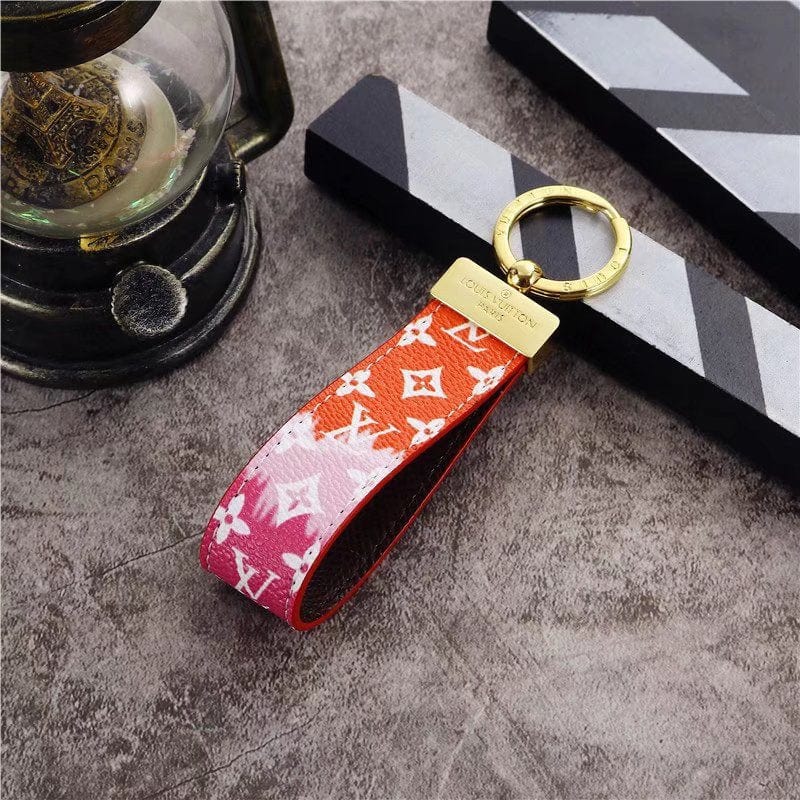 HypedEffects louis vuitton Pastel Monogram Key Holders with Gold Accents | louis vuitton Keychain