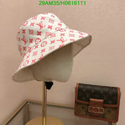 HypedEffects Louis Vuitton Pink & White Bucket Hat