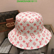 HypedEffects Louis Vuitton Pink & White Bucket Hat