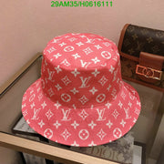 HypedEffects Louis Vuitton Pink & White Bucket Hat