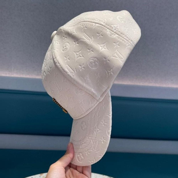 HypedEffects Louis Vuitton Prestige Cream Cap for Men - Monogram Plaid Men Cap