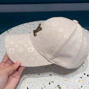 HypedEffects Louis Vuitton Prestige Cream Cap for Men - Monogram Plaid Men Cap