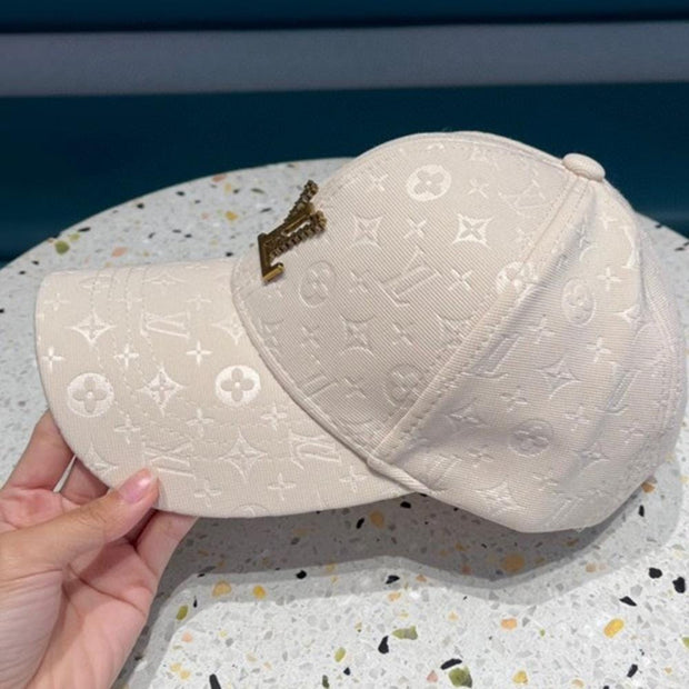 HypedEffects Louis Vuitton Prestige Cream Cap for Men - Monogram Plaid Men Cap