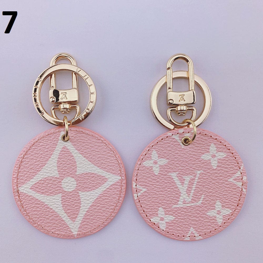 HypedEffects louis vuitton Rounded Leather Keychain | Bag Keychain
