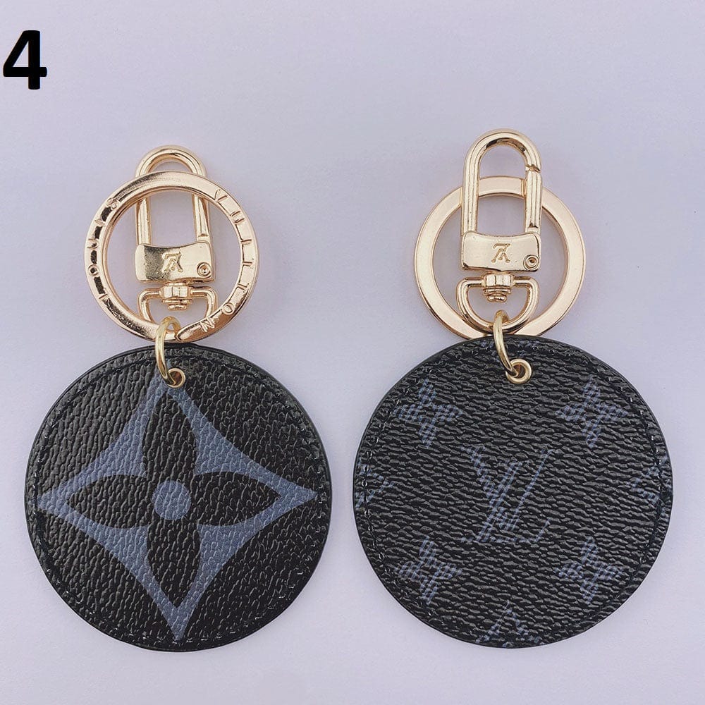 HypedEffects louis vuitton Rounded Leather Keychain | Bag Keychain