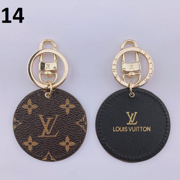HypedEffects Louis Vuitton Rounded Leather Keychain | Bag Keychain