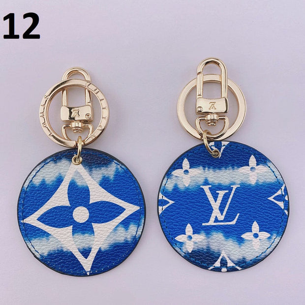 HypedEffects Louis Vuitton Rounded Leather Keychain | Bag Keychain