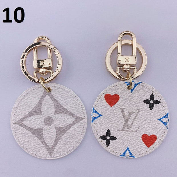 HypedEffects Louis Vuitton Rounded Leather Keychain | Bag Keychain