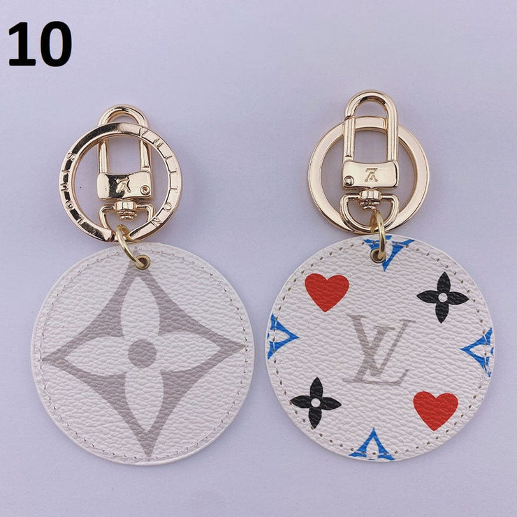 HypedEffects Louis Vuitton Rounded Leather Keychain | Bag Keychain