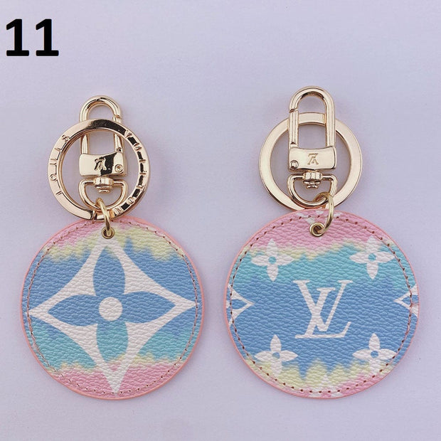 HypedEffects Louis Vuitton Rounded Leather Keychain | Bag Keychain