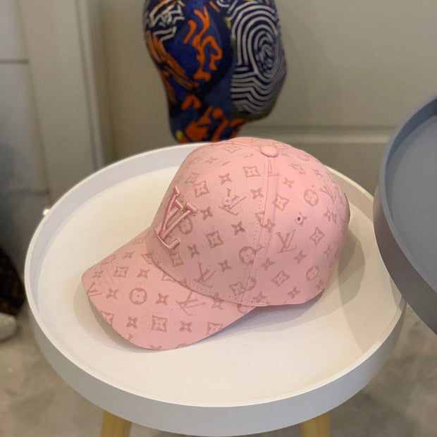 HypedEffects Louis Vuitton Soft Pink Monogram Cap