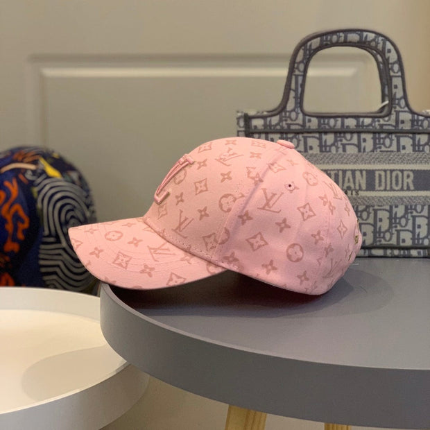 HypedEffects Louis Vuitton Soft Pink Monogram Cap