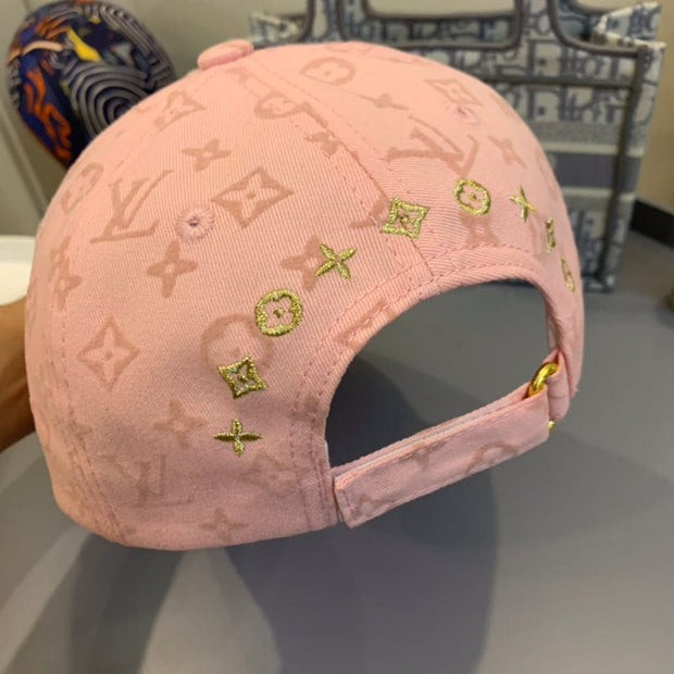 HypedEffects Louis Vuitton Soft Pink Monogram Cap