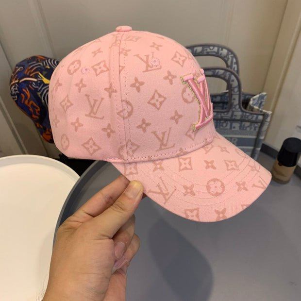 HypedEffects Louis Vuitton Soft Pink Monogram Cap