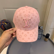 HypedEffects Louis Vuitton Soft Pink Monogram Cap
