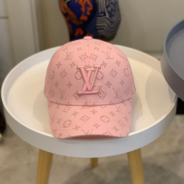 HypedEffects Louis Vuitton Soft Pink Monogram Cap