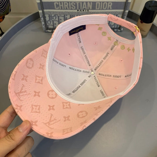 HypedEffects Louis Vuitton Soft Pink Monogram Cap