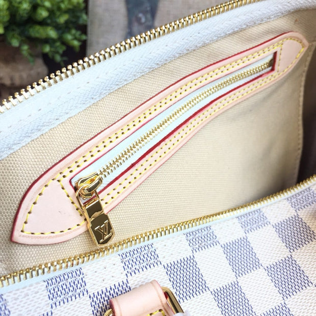 HypedEffects Louis Vuitton Speedy Bag Collection - Various Sizes in Damier Azur Canvas