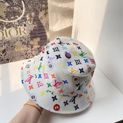 HypedEffects Louis Vuitton White Rainbow Bucket Hat for women | Women Hat