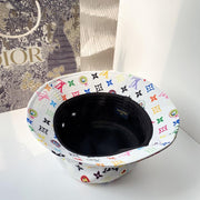 HypedEffects Louis Vuitton White Rainbow Bucket Hat for women | Women Hat