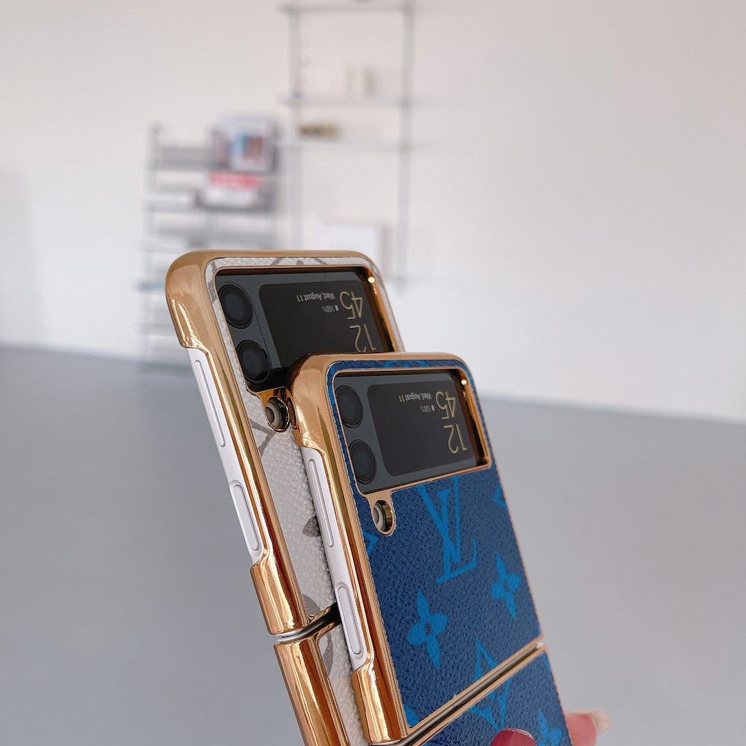 HypedEffects louis vuitton Z Flip Phone Case | Luxurious Craftsmanship