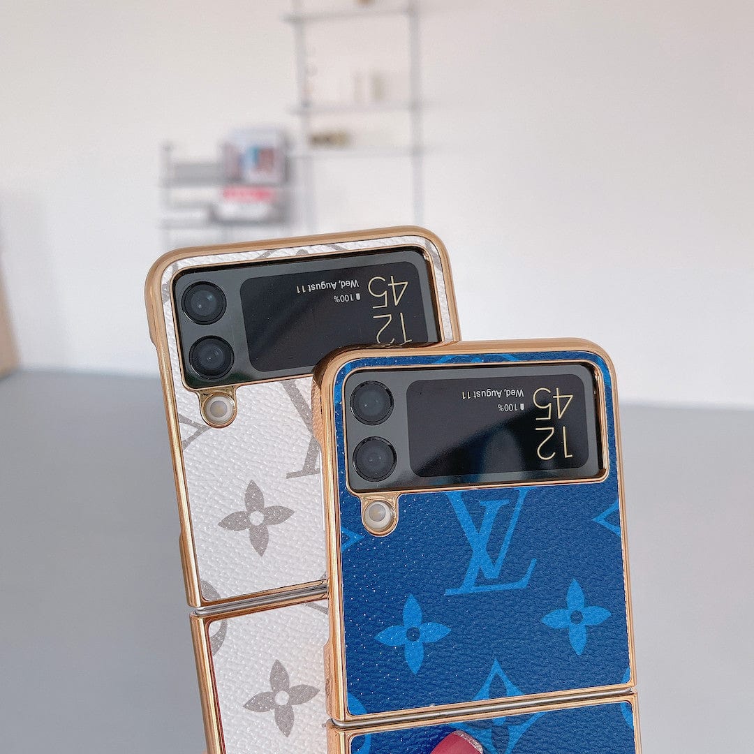 HypedEffects louis vuitton Z Flip Phone Case | Luxurious Craftsmanship