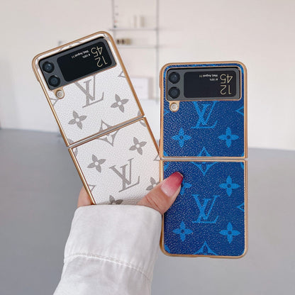 HypedEffects louis vuitton Z Flip Phone Case | Luxurious Craftsmanship