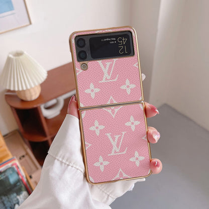 HypedEffects louis vuitton Z Flip Phone Case | Luxurious Craftsmanship